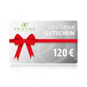 Elektronischer Geschenkschein 120 €