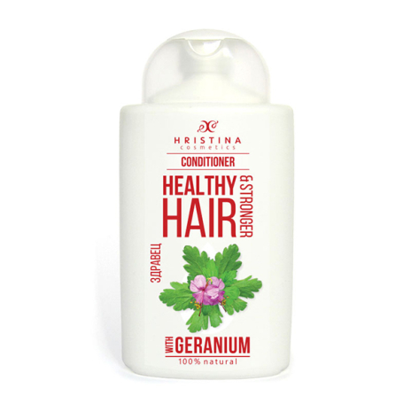 Naturalny balsam dla zdrowych i silnych włosów pelargonia 200 ml 