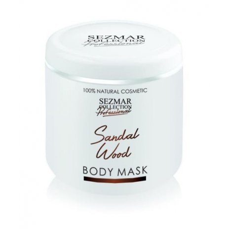 Přírodní maska na tělo a obličej santalové dřevo 500 ml 