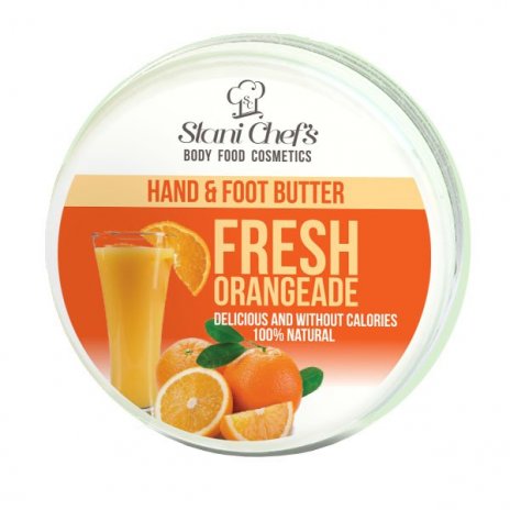Crema naturale per mani e piedi all’arancia fresca 100 ml 