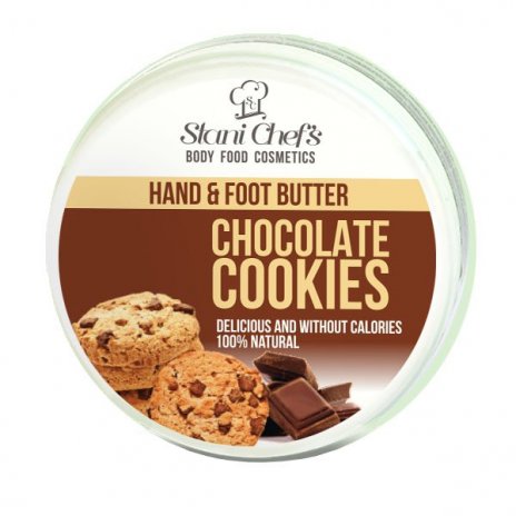 Crema naturale per mani e piedi ai biscotti al cioccolato 100 ml 