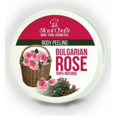 Peeling naturale corpo alla rosa bulgara con sale marino 250 ml 