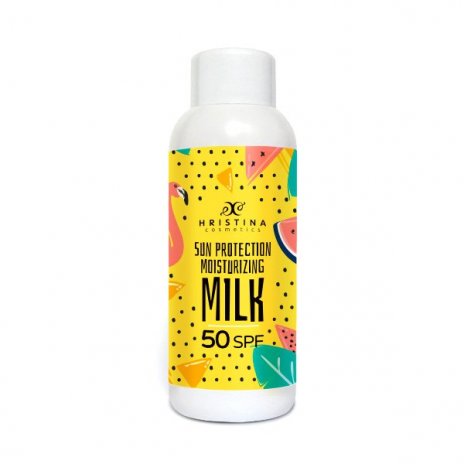 50 SPF Naturalne mleczko nawilżające do opalania 150 ml 