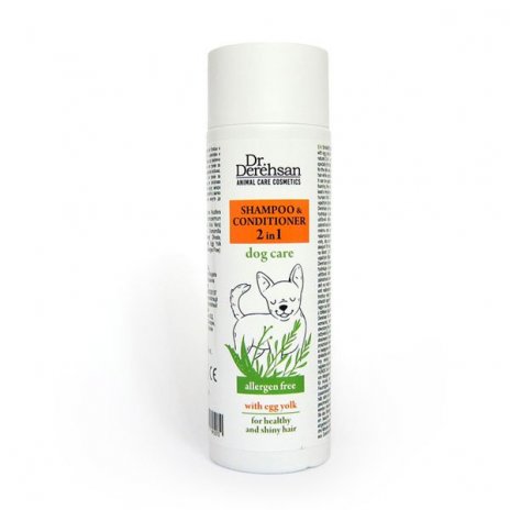 Šampon a kondicioner s vaječným žloutkem pro zdravou a lesklou srst - bez alergenů 200 ml 