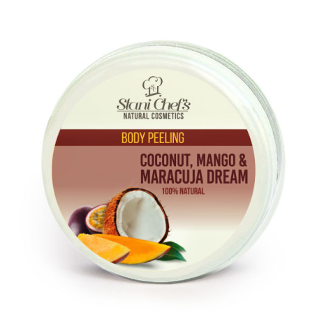 Tělový peeling kokos, mango a mučenka (marakuja) 250 ml 
