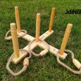 Hra dřevěné kroužky - hod na cíl