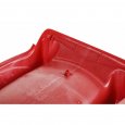 Skluzavka 220 cm červená s přípojkou na vodu