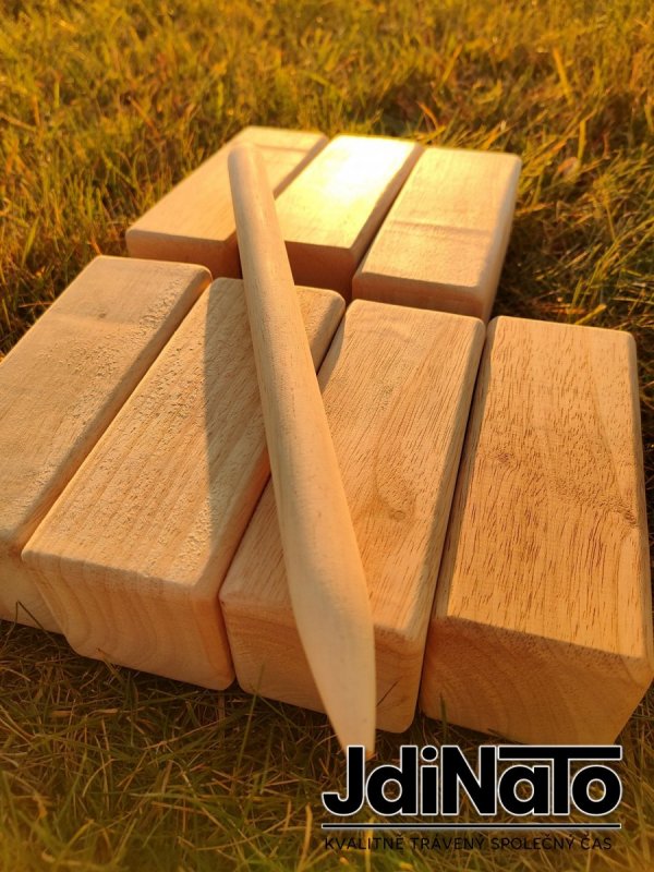 KUBB ORIGINAL - hra z kaučukového dřeva