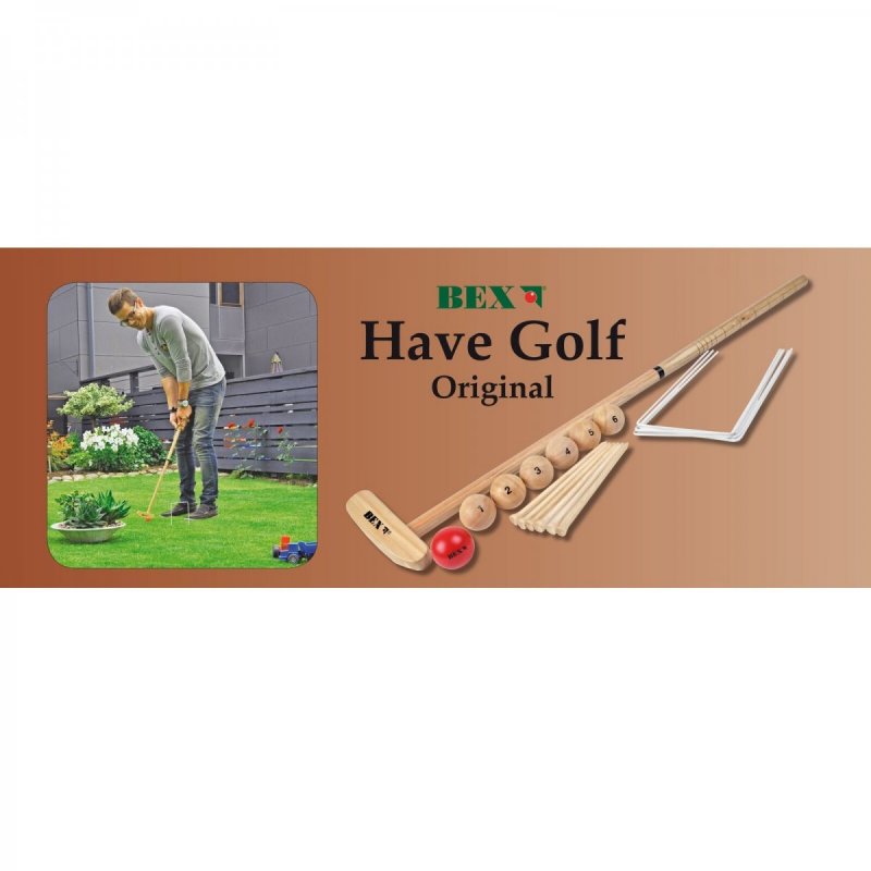 Dřevěná hra Have golf original od BEX