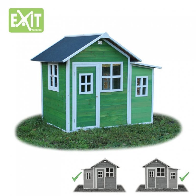 Zahradní cedrový domeček Exit Loft 150 zelený