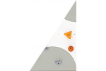 BLOCKids venkovní - ⭐ samostatná deska k dětské stěně na lezení ⭐ trojúhelník levý