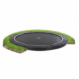Trampolína EXIT Supreme Ground Level 427 cm Černá
