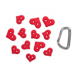 Lezecké chyty The Hearts – Footholds - srdíčka