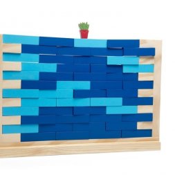 STĚNA A VĚŽ Jenga dřevěná hra 2 v 1