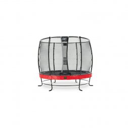 Trampolína EXIT Elegant Premium se sítí Deluxe 253 cm Červená