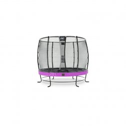 Trampolína EXIT Elegant Premium se sítí Deluxe 253 cm Fialová