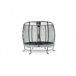 Trampolína EXIT Elegant Premium se sítí Deluxe 253 cm Šedá