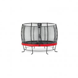 Trampolína EXIT Elegant Premium se sítí Deluxe 427 cm Červená