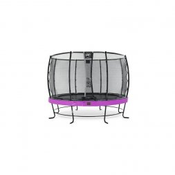 Trampolína EXIT Elegant Premium se sítí Deluxe 427 cm Fialová