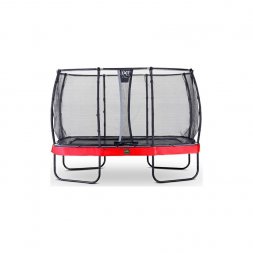 Trampolína EXIT Elegant Premium se sítí Deluxe 214 x 366 cm Červená