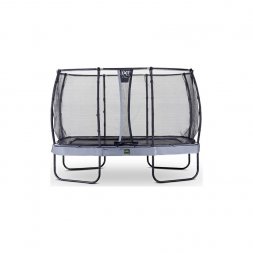 Trampolína EXIT Elegant Premium se sítí Deluxe 214 x 366 cm Šedá
