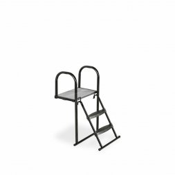 Žebřík k trampolíně Exit s plošinou L 80 - 95 cm