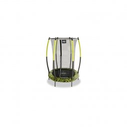 Trampolína Exit Tiggy Junior 140 cm s ochrannou sítí černo/zelená