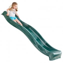 Skluzavka 220 cm zelená s přípojkou na vodu