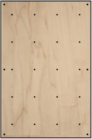 BLOCKids vnitřní - ⭐ samostatná deska k dětské stěně na lezení ⭐ obdélník dekor dřevo 