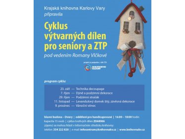 Cyklus výtvarných dílen pro seniory a ZTP
