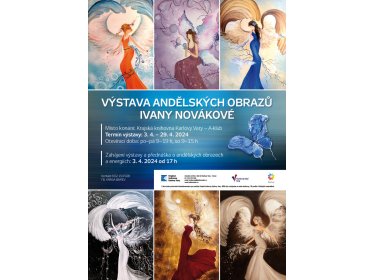 Výstava andělských obrazů Ivany Novákové