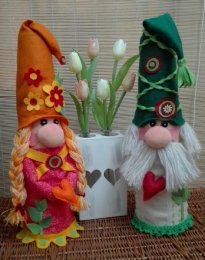 Jarní skřítci - veselá dekorace