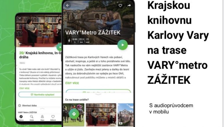 Krajská knihovna Karlovy Vary se stala součástí průvodce Karlových Varů na platformě SmartGuide