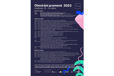 Otevírání pramenů Luhačovice 2023: Program