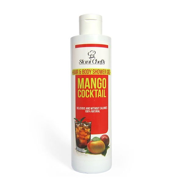 HRISTINA Přírodní sprchový gel na vlasy a tělo koktejl mango 250 ml