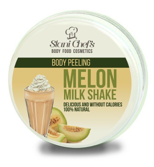 STANI CHEF'S Přírodní tělový peeling melounový mléčný šejk na bázi mořské soli 250 ml