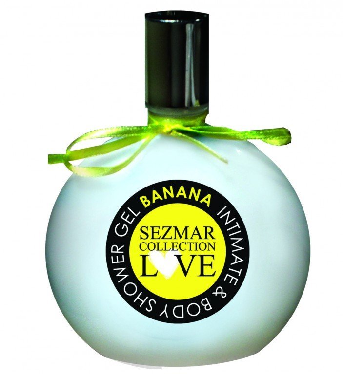 SEZMAR LOVE Přírodní intimní sprchový gel banán s afrodiziaky 250 ml