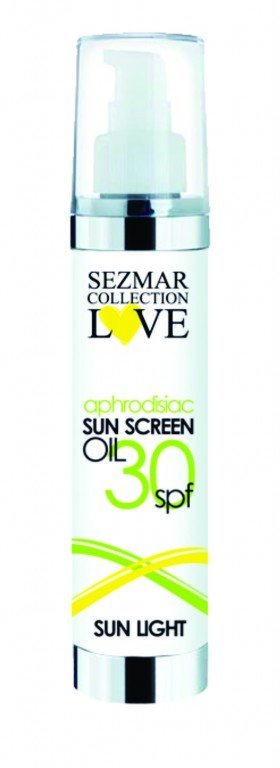 SEZMAR LOVE Přírodní olej na opalování s afrodiziaky 30 spf 100 ml