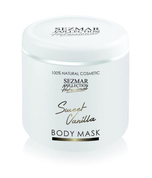 SEZMAR PROFESSIONAL Přírodní maska na tělo a obličej sladká vanilka 500 ml
