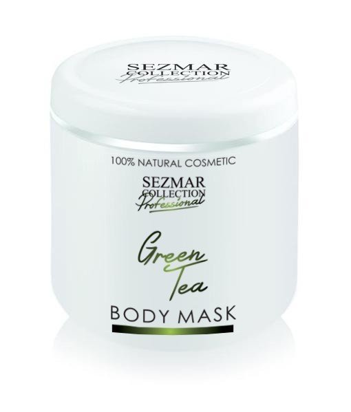 SEZMAR PROFESSIONAL Přírodní maska na tělo a obličej zelený čaj 500 ml