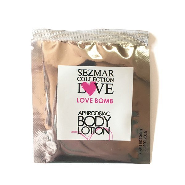 SEZMAR LOVE Přírodní tělové mléko s afrodiziaky love bomb 5 ml