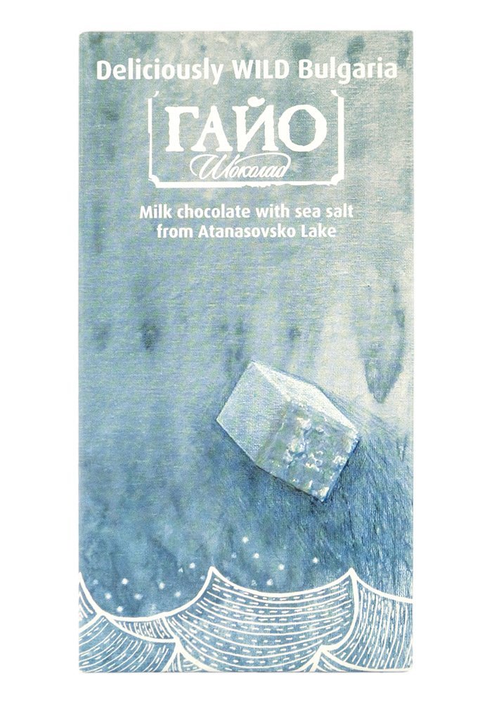 GAILLOT CHOCOLATE Mléčná čokoláda se solí z Atanasovského jezera 80 g