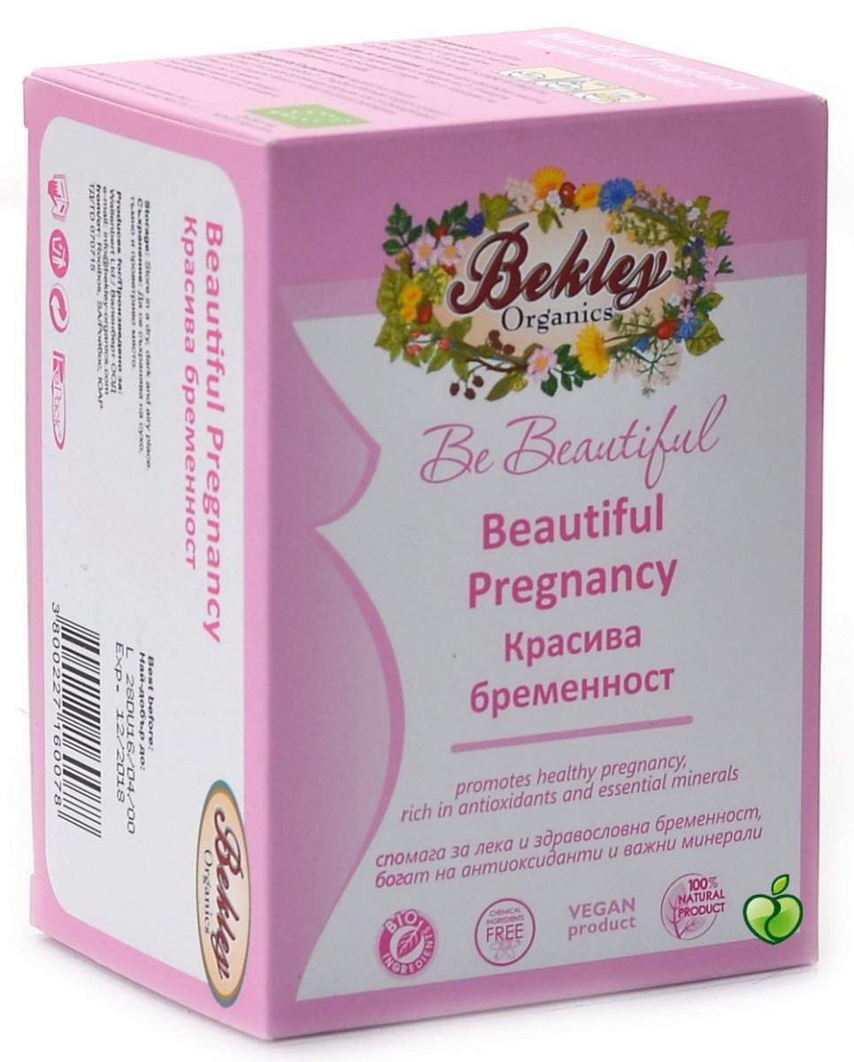 BEKLEY ORGANICS Čaj pro těhotné ženy – 30 g