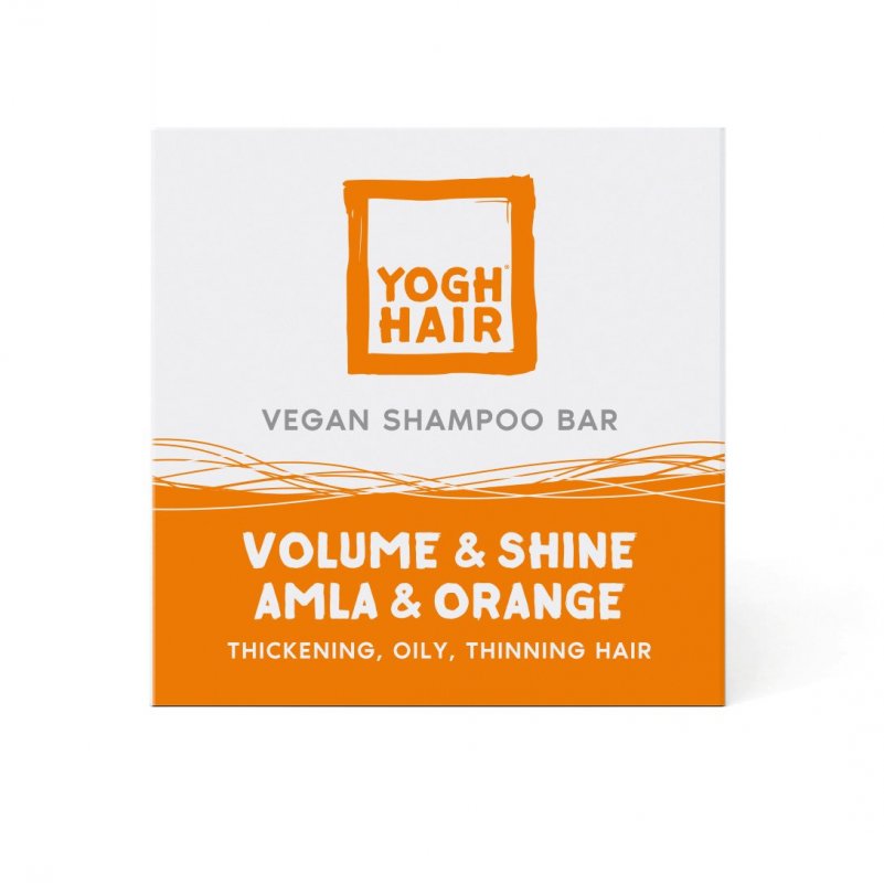 Yogh Soap Přírodní šampon pro objem a lesk amla a pomeranč 110 g