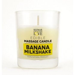 SEZMAR LOVE Přírodní masážní svíčka banán 100 ml