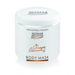 SEZMAR PROFESSIONAL Natürliche Gesichts- und Körpermaske Orange & Zimt – 500 ml