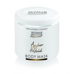 SEZMAR PROFESSIONAL Přírodní maska na tělo a obličej jantar a zlato 500 ml