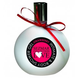 SEZMAR LOVE Přírodní intimní sprchový gel jahoda 250 ml