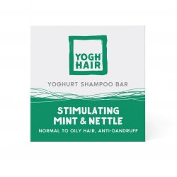 YOGH SOAP Natürliches, stimulierendes festes Shampoo Pfefferminze und Brennnessel – 110 gr