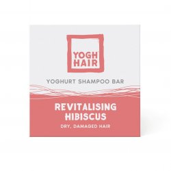 Přírodní revitalizující tuhý šampon s jogurtem a ibiškem - 110 g